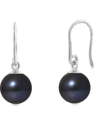 Mitzuko Zilveren oorhangers met parels