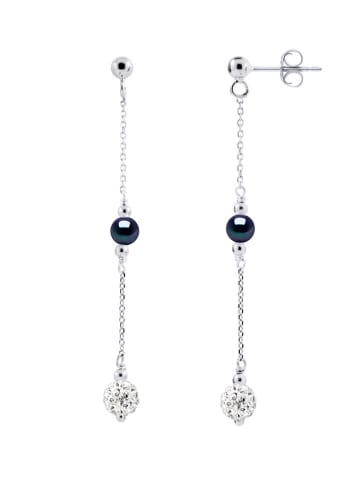 Mitzuko Srebrne kolczyki-wkrętki z perłami