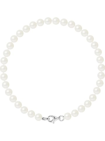 Mitzuko Parelarmband wit/zilverkleurig