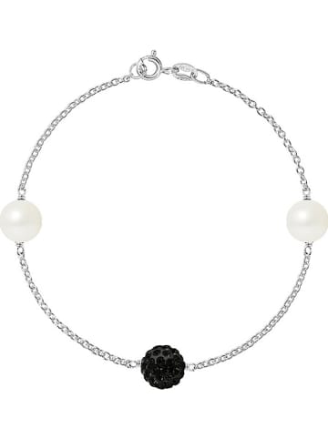 Mitzuko Zilveren armband met zoetwaterkweekparels wit