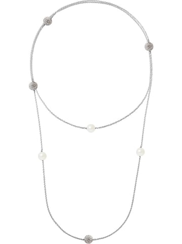 Mitzuko Zilveren ketting "Prestige" met parels