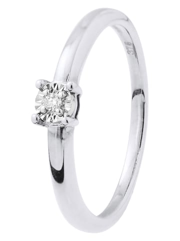 DYAMANT Złoty pierścionek z diamentem