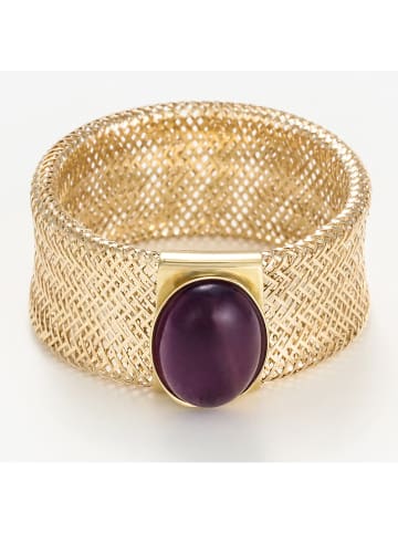 L instant d Or Gouden ring "Amethyste flamboyant"