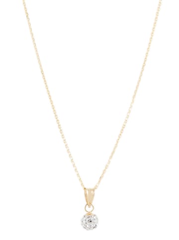 L instant d Or Gold-Anhänger "Bulle de crystal" mit Edelstein