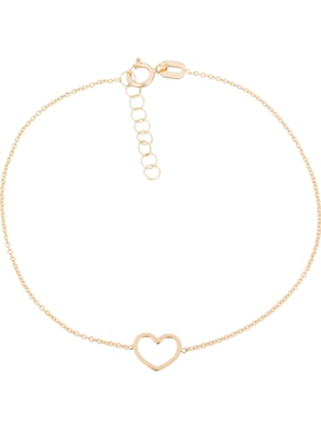 L instant d Or Gouden armband "Coeur joli" met sierelement