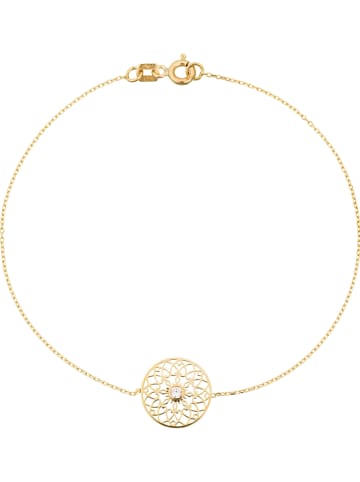 L instant d Or Gouden armband "Soleil d'or" met zirkonia