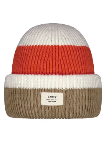 Barts Mütze "Ardem" in Beige/ Weiß