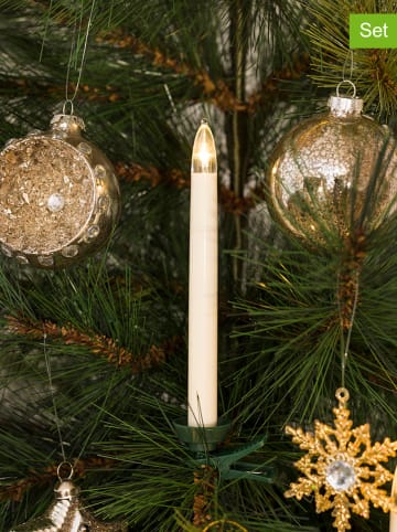 Konstsmide 5er-Set: Kabellose LED-Baumkerzen in Warmweiß - (H)18 cm