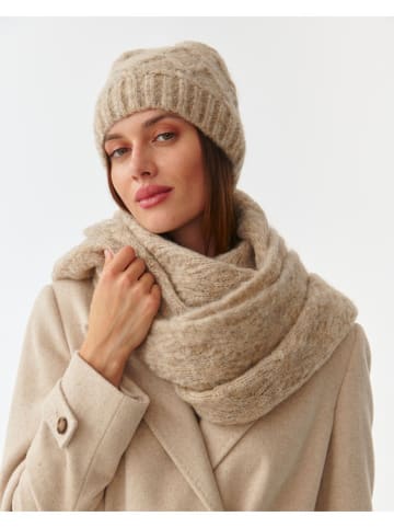 TATUUM Szal "Brifil" w kolorze szarobrązowym - 170 x 43 cm