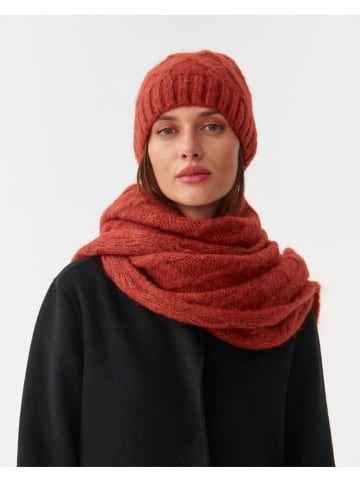 TATUUM Szal "Brifil" w kolorze ceglanym - 170 x 43 cm