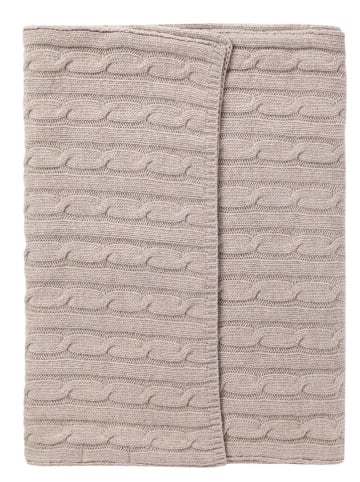 TATUUM Schal "Gorita" mit Wollanteil in Taupe - (L)170 x (B)43 cm