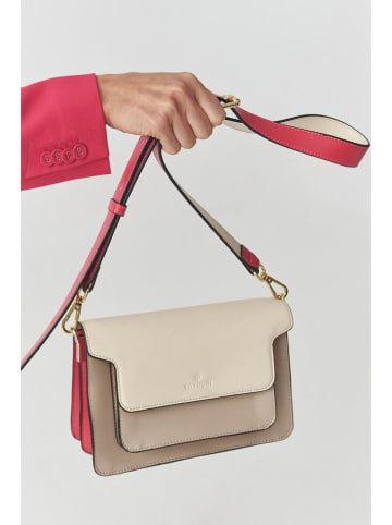 TATUUM Umhängetasche "Atali" in Creme/ Koralle - (B)23 x (H)15 cm