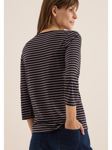 Cecil Longsleeve zwart/bruin