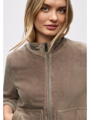 Cecil Cordjacke in Taupe
