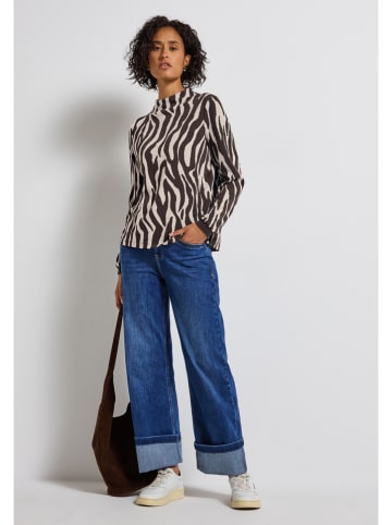 Cecil Koszulka w kolorze jasnoszaro-czarnym