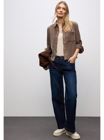 Cecil Cordhemd in Braun