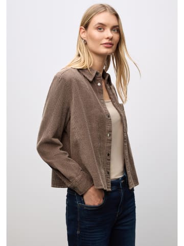 Cecil Cordhemd in Braun