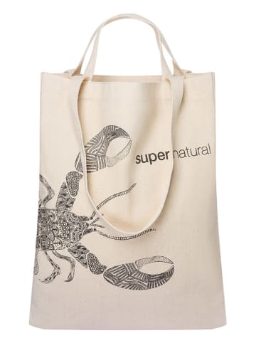 super.natural Boodschappentas "Lobster" beige - (B)35 x (H)45 cm