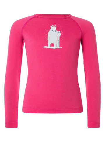 super.natural Functioneel shirt "Bennie Bear 175" roze