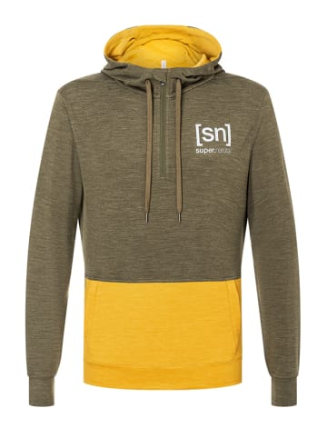 super.natural Bluza "Movement" w kolorze żółto-zielonym