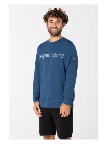 super.natural Bluza "Signature" w kolorze niebieskim