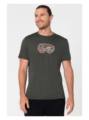 super.natural Shirt "Goggle" antraciet