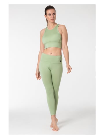 super.natural Yogaleggings in Hellgrün