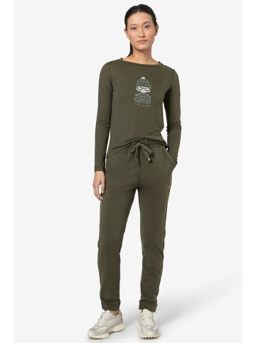 super.natural Sweatbroek "Solution" kaki