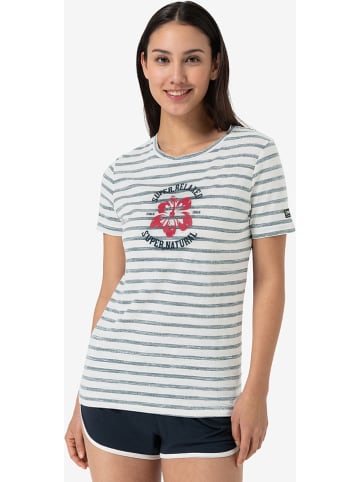 super.natural Shirt "Rose of Sharon" wit/antraciet