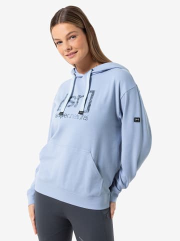 super.natural Hoodie "Arabesque" lichtblauw