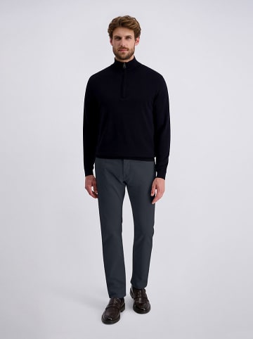 Pierre Cardin Spodnie sztruksowe "Laval" w kolorze granatowym