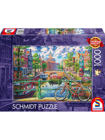 Schmidt Spiele 1.000tlg. Puzzle "Amsterdamer Grachtenzauber" - ab 14 Jahren