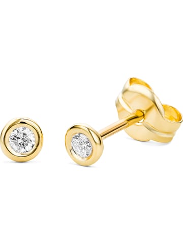 Revoni Gold-Ohrstecker mit Diamanten