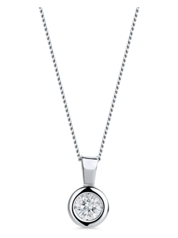 Diamant Exquis Złoty naszyjnik z diamentową zawieszką - dł. 45 cm