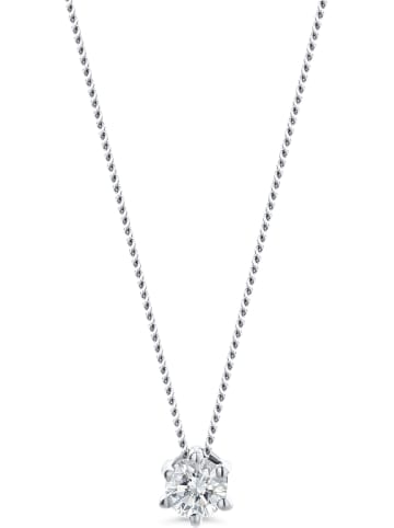 Revoni Weißgold-Halskette mit Diamant-Anhänger - (L)45 cm