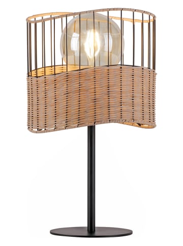 Just Light Lampa stołowa "Reed" w kolorze jasnobrązowym - wys. 41 cm