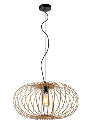 Just Light Hängeleuchte "Racoon" in Natur - Ø 50 cm