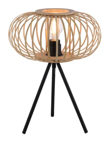 Just Light Lampa stołowa "Racoon" w kolorze jasnobrązowym - wys. 41 x Ø 32 cm