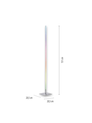 JUST LIGHT. Lampa stojąca LED ze zmianą kolorów - wys. 151 cm