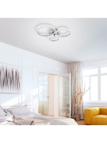 Just Light Lampa sufitowa LED "Johanna" w kolorze srebrnym - 49 x 40 cm