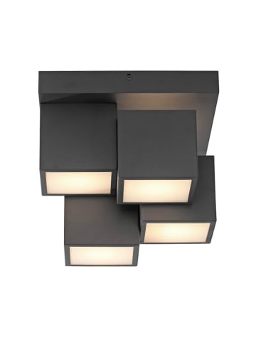 Just Light Lampa sufitowa LED w kolorze czarnym - 30 x 30 cm