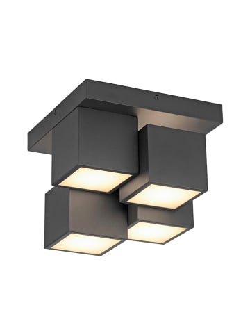 Just Light Lampa sufitowa LED w kolorze czarnym - 30 x 30 cm