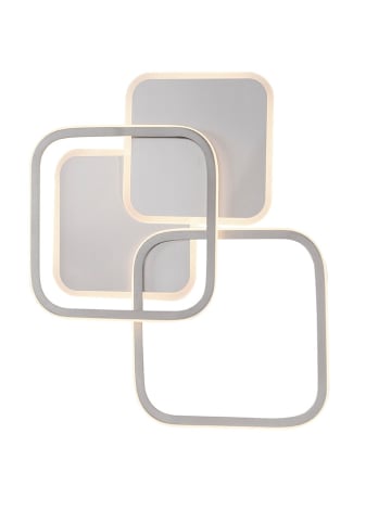 Just Light Lampa sufitowa LED w kolorze srebrnym - 39,4 x 46 cm