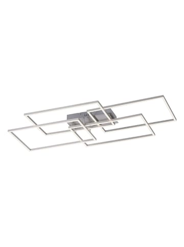 Just Light LED-Deckenleuchte "Iven" in Silber - (B)95 x (T)51,5 cm