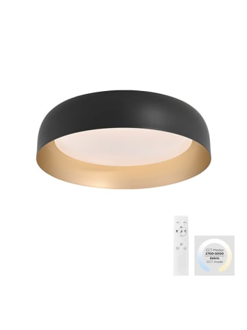 Just Light Lampa sufitowa LED w kolorze czarnym - Ø 40 cm