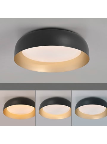 Just Light Lampa sufitowa LED w kolorze czarnym - Ø 40 cm