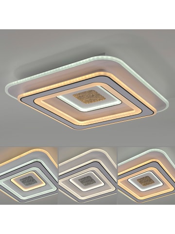 Just Light LED-Deckenleuchte in Weiß - (B)49 x (H)49 cm