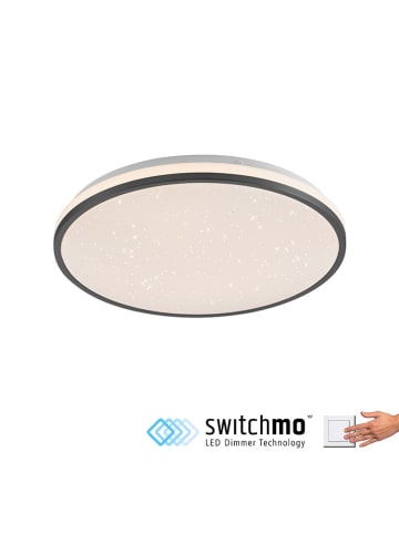Just Light Lampa sufitowa LED w kolorze czarnym - Ø 38 cm
