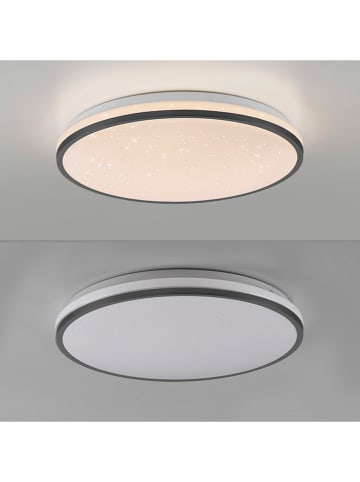 Just Light Lampa sufitowa LED w kolorze czarnym - Ø 38 cm