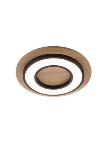 Just Light Lampa sufitowa LED w kolorze brązowo-czarnym - Ø 32 cm